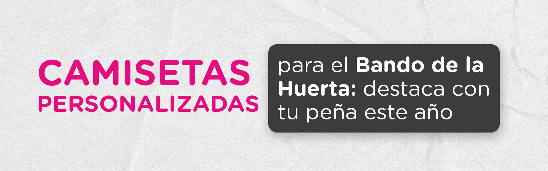 Camisetas personalizadas para el Bando de la Huerta: destaca con tu peña este año