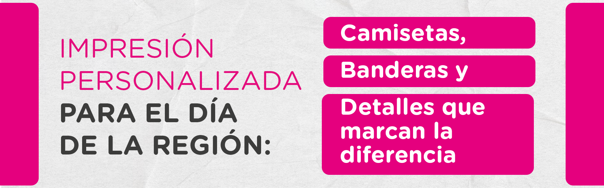 Impresión personalizada para el Día de la Región: camisetas, banderas y detalles que marcan la diferencia