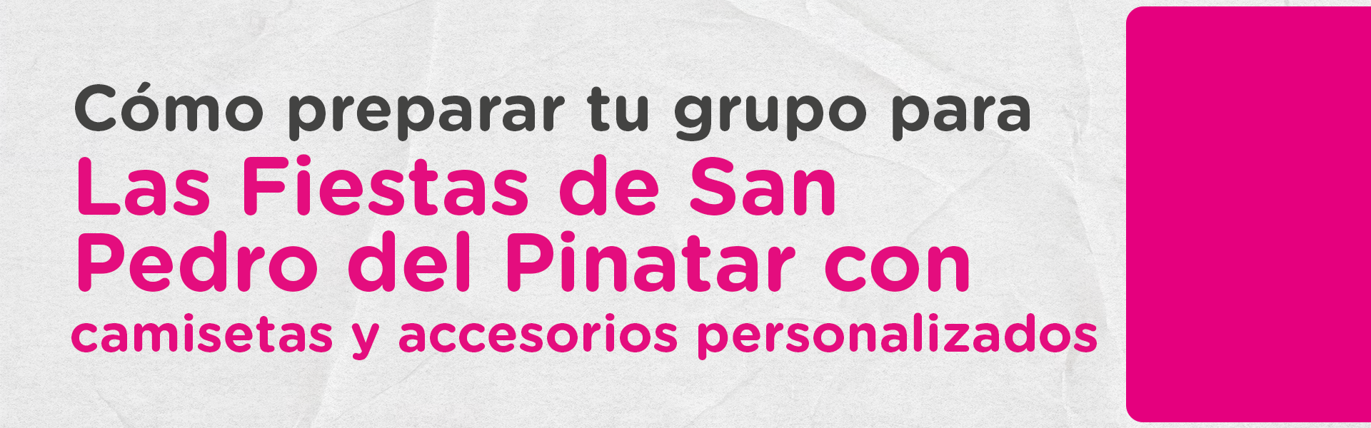 Cómo preparar tu grupo para las Fiestas de San Pedro del Pinatar con camisetas y accesorios personalizados