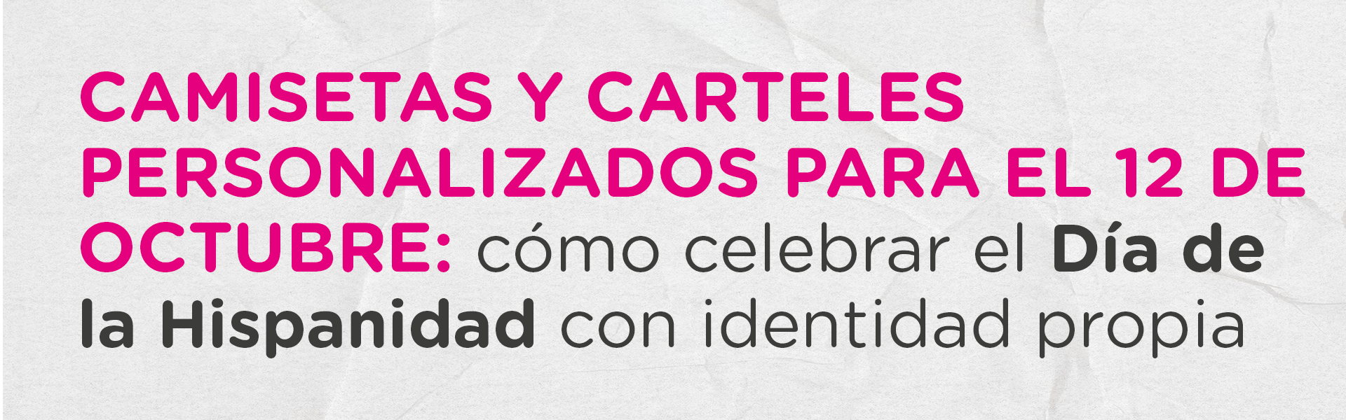 Camisetas y carteles personalizados para el 12 de octubre: cómo celebrar el Día de la Hispanidad con identidad propia