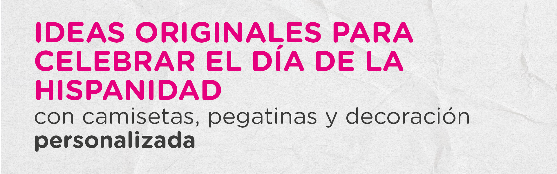 Ideas originales para celebrar el Día de la Hispanidad con camisetas, pegatinas y decoración personalizada