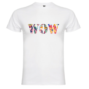 Camiseta WOW - Arte Floral