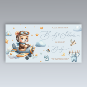 Lona para Baby Showers Diseño 3