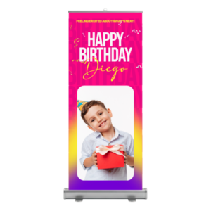 Roll Up para Cumpleaños de Niño Diseño 2