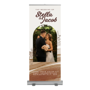 Roll Up para Bodas Diseño 16