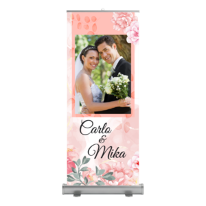 Roll Up para Bodas Diseño 8