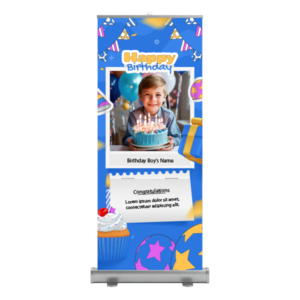 Roll Up para Cumpleaños de Niño Diseño 4