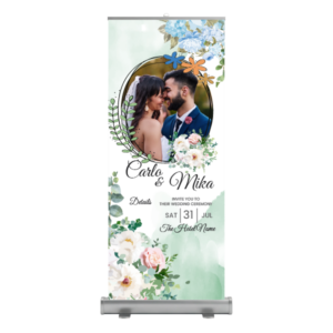 Roll Up para Bodas Diseño 9
