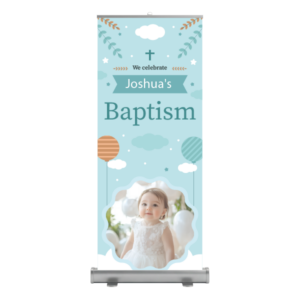 Roll Up para Bautizos Diseño 4