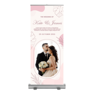 Roll Up para Bodas Diseño 12