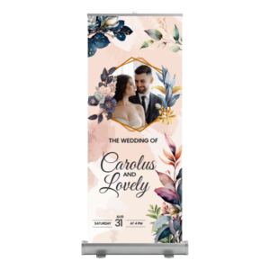 Roll Up para Bodas Diseño 14
