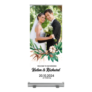 Roll Up para Bodas Diseño 15