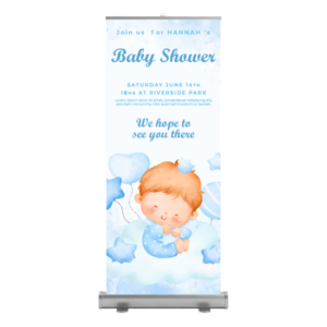 Roll Up para Baby Showers Diseño 2