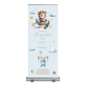 Roll Up para Baby Showers Diseño 3