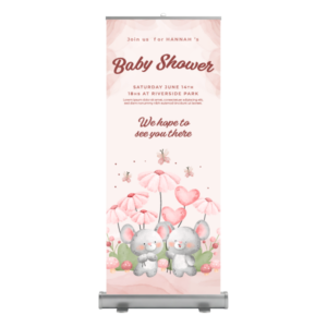 Roll Up para Baby Showers Diseño 4