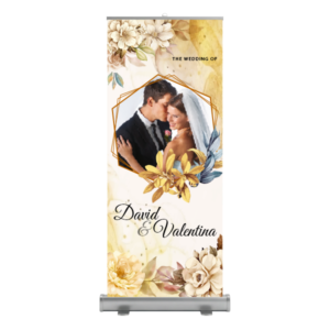 Roll Up para Bodas Diseño 18