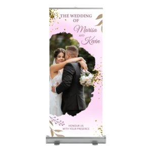 Roll Up para Bodas Diseño 19