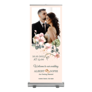 Roll Up para Bodas Diseño 20