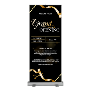 Roll Up para Inauguraciones Diseño 1