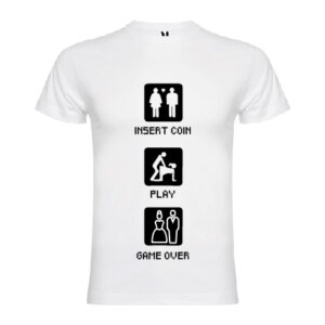 Insert Coin / Play / Game Over - Despedidas de solter@