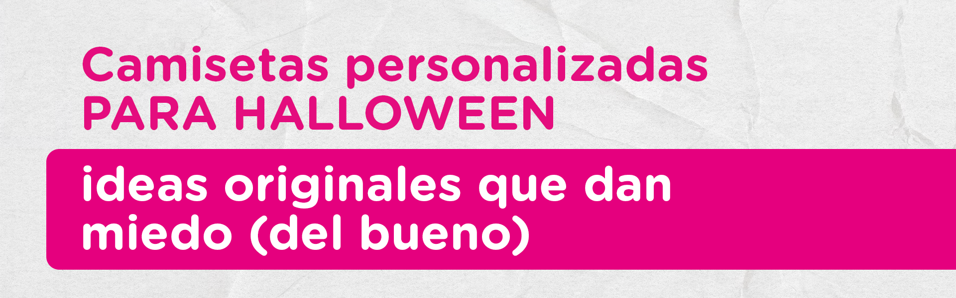 Camisetas personalizadas para Halloween: ideas originales que dan miedo (del bueno)