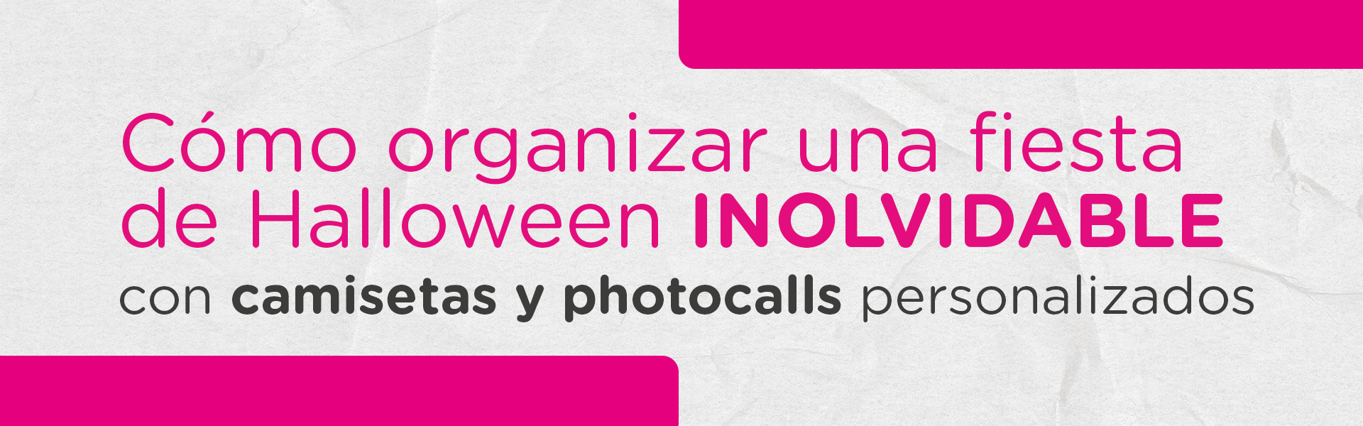Cómo organizar una fiesta de Halloween inolvidable con camisetas y photocalls personalizados
